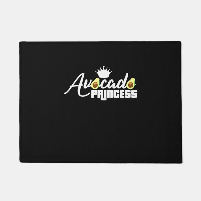 Avocado Princess Doormat (Front)