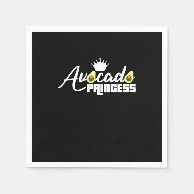 Avocado Princess Napkin (Front)