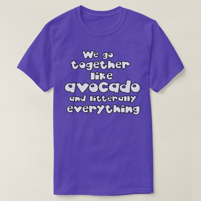 Avocado quotes Classic TShirt (Design Front)
