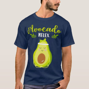 Avocado Relax Avocado Yoga Pose Avocado Vegan Vegg T-Shirt
