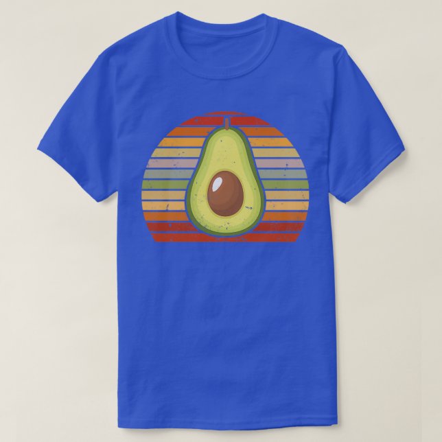 Avocado Retro Classic TShirt (Design Front)