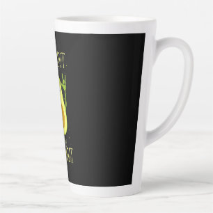 Avocado Rock Out With Your Guac Out Latte Mug