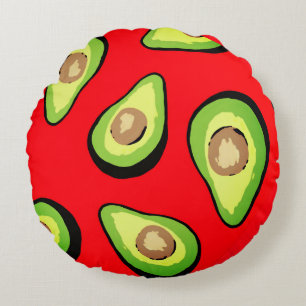 Avocado Round Pillow