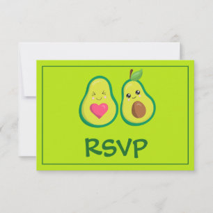 Avocado RSVP Card