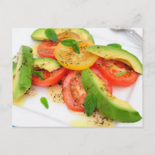 Avocado Salad Postcard