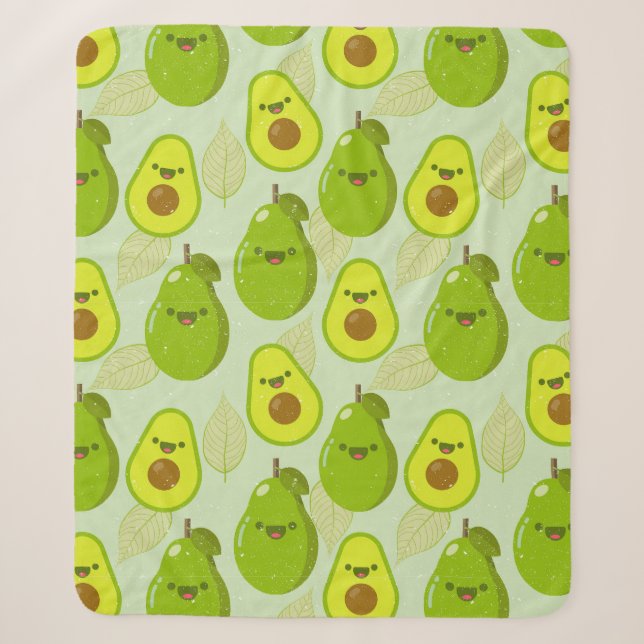 Avocado Sherpa Blanket (Front)