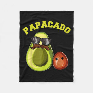 Avocado Shirt For Men, Papacado Pregnancy Announce Fleece Blanket