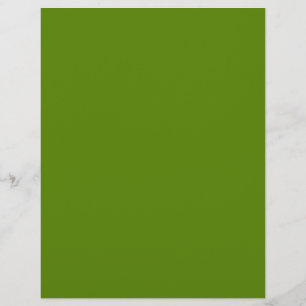 Avocado (solid colour) letterhead