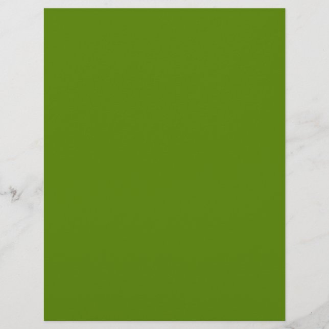 Avocado (solid colour) letterhead (Front)