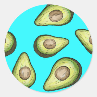Avocado Stickers for the lover of natures butter