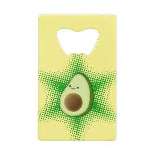 Avocado Superstar Credit Card Bottle Opener