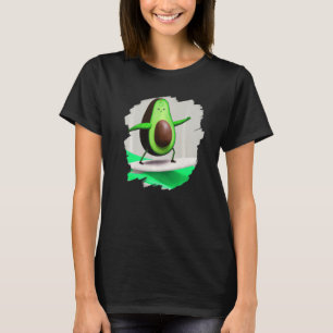 Avocado Surfing Surfer Riding Wave Ocean Cool Surf T-Shirt