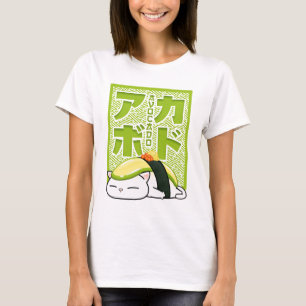 Avocado Sushi Cat  T-Shirt