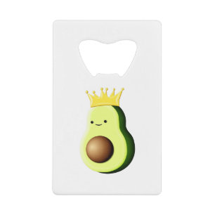 Avocado The King Of All Fruits Credit Card Bottle Opener