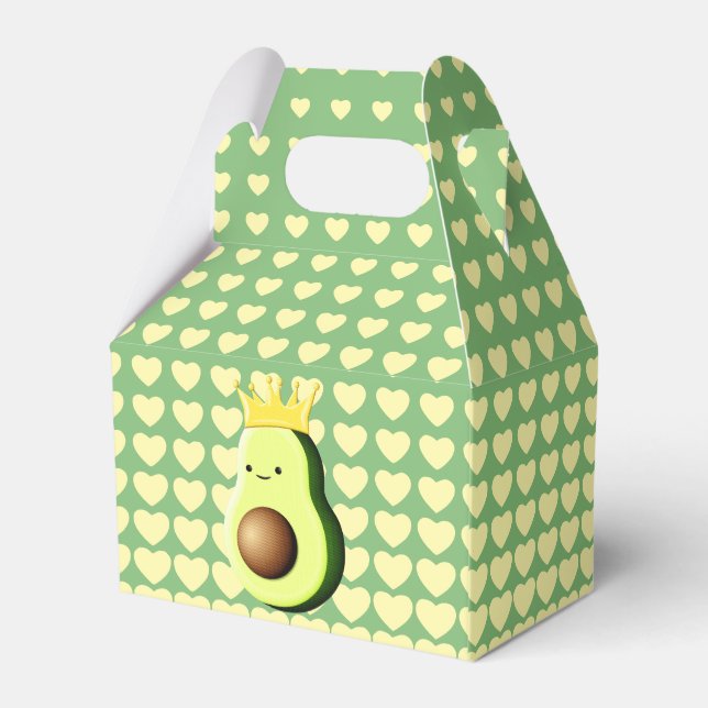 Avocado The King Of All Fruits Favor Box (Back Side)