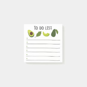Avocado To Do List Post-It Notes