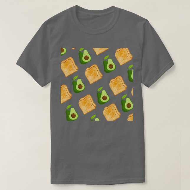 Avocado to my toast Pattern T-Shirt (Design Front)