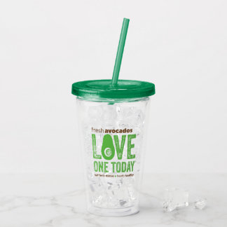 Avocado Toast Acrylic Tumbler