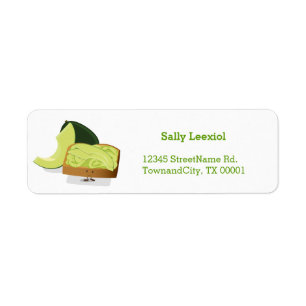 Avocado Toast Character Return Address Label