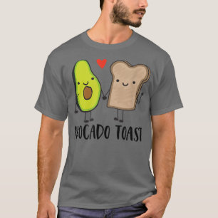 Avocado Toast Cute Cartoon T T-Shirt