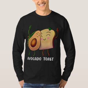 Avocado Toast - Fruit Alligator Pear Bread Vegan V T-Shirt