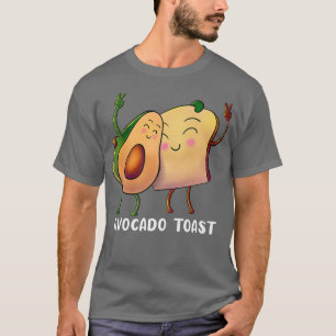Avocado Toast Fruit Alligator Pear Bread Vegan Ve T-Shirt