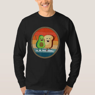 Avocado Toast Fry Slice Bread Power I Love Toast T T-Shirt