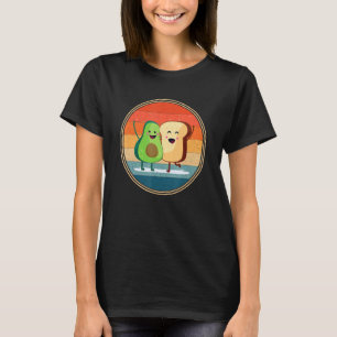 Avocado Toast Fry Slice Bread Power I Love Toast T T-Shirt