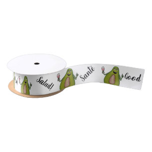 Avocado Toast Satin Ribbon
