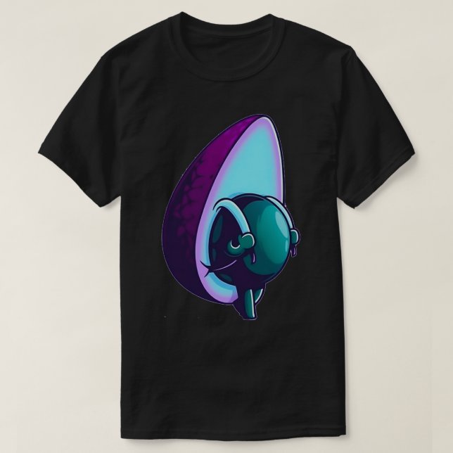 avocado traveller design T-Shirt (Design Front)
