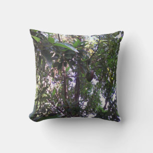 Avocado Tree Throw Pillow