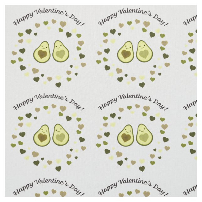 Avocado Valentine Fabric (Swatch)