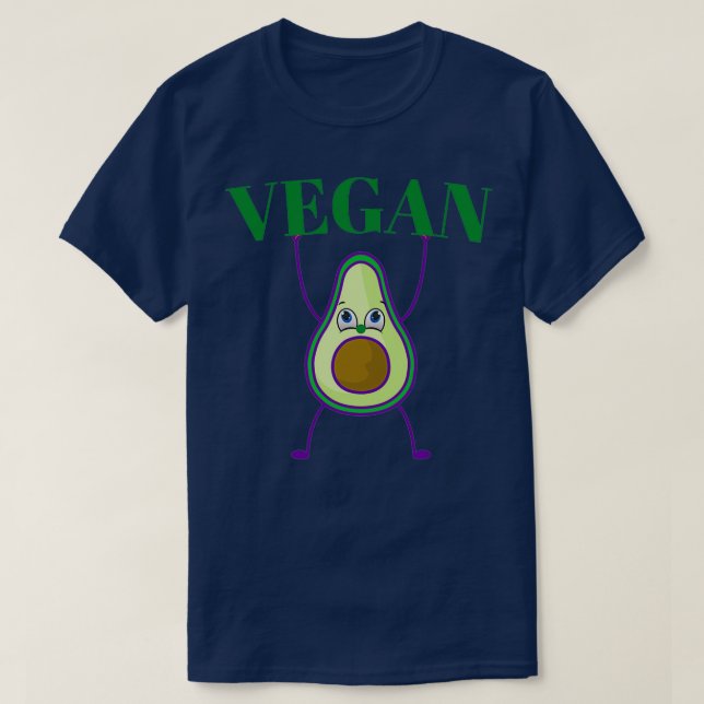 Avocado vegan T-Shirt (Design Front)
