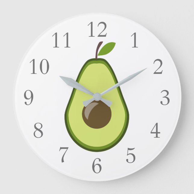 Avocado Wall Clock (Front)