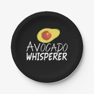 Avocado Whisperer Paper Plate