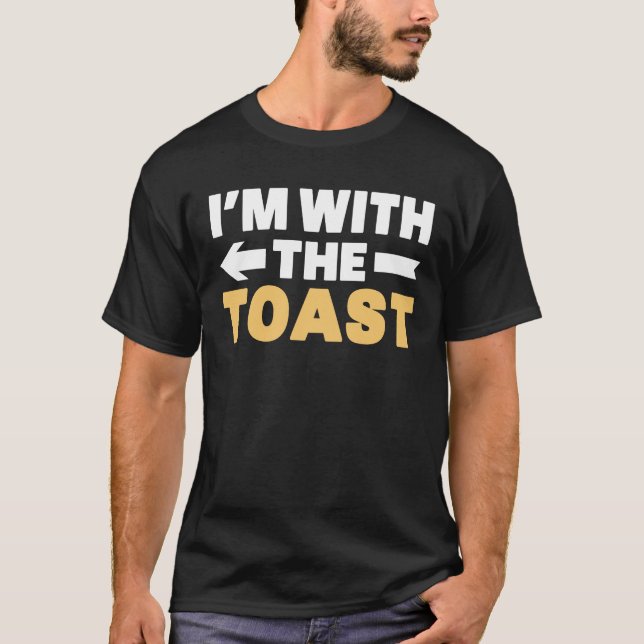 Avocado With Toast Matching Halloween Costume T-Shirt (Front)