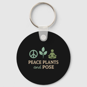 Avocado Yoga Funny Namaste Pun Plant-sed Fitness S Keychain