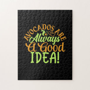 Avocados Are Always A Good Idea Jigsaw Puzzle