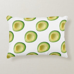 Avocados Guacamole Green 4Robin Accent Pillow