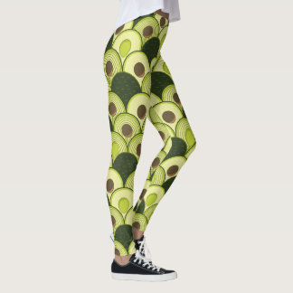 avocados in art deco leggings