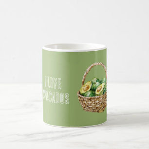 Avocados in Basket Coffee Mug
