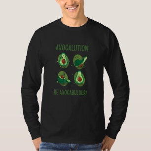 Avocalution Be Avocabulous Vintage Avocado Yoga T-Shirt