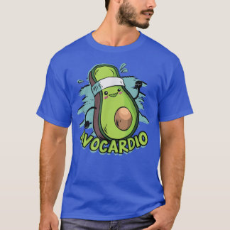 Avocardio Eercising Runner Avocado  Vegetarian Avo T-Shirt