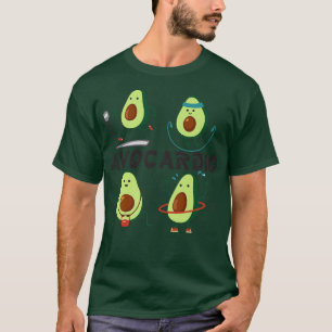 Avocardio, Gym Funny, Avocado Workout For Men Wome T-Shirt
