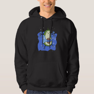 Avocardio heart fitness cardio Aquagym vegan veget Hoodie