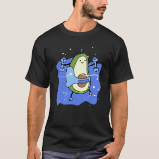 Avocardio heart fitness cardio Aquagym vegan veget T-Shirt