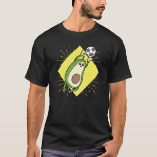 Avocardio Soccer heart fitness cardio sport vegan T-Shirt