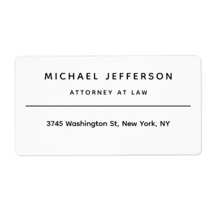 Avocat de droit minimaliste classique Pro