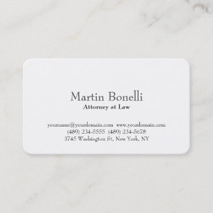 Avocat du coin arrondi au Carte de visite de la lo