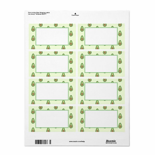 Avocat en points (Feuille entière)